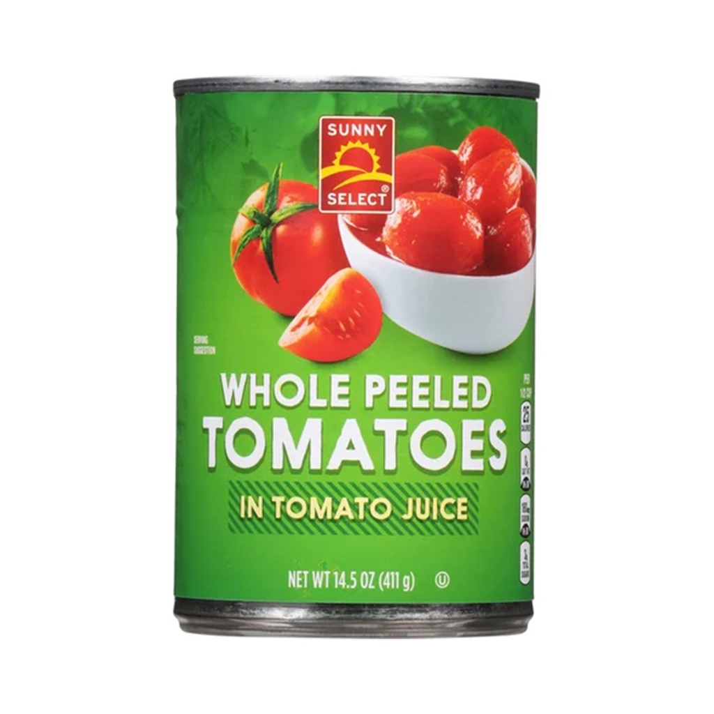 Sunny Select Whole Peeled Tomatoes in Tomato Juice 411g Shopee