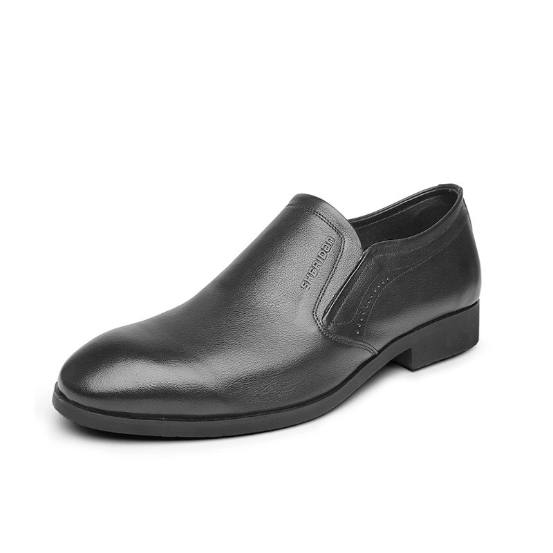 211 Shuta korean Men Black School shoes Office Formal Leather Shoes for Men's cod Shopee