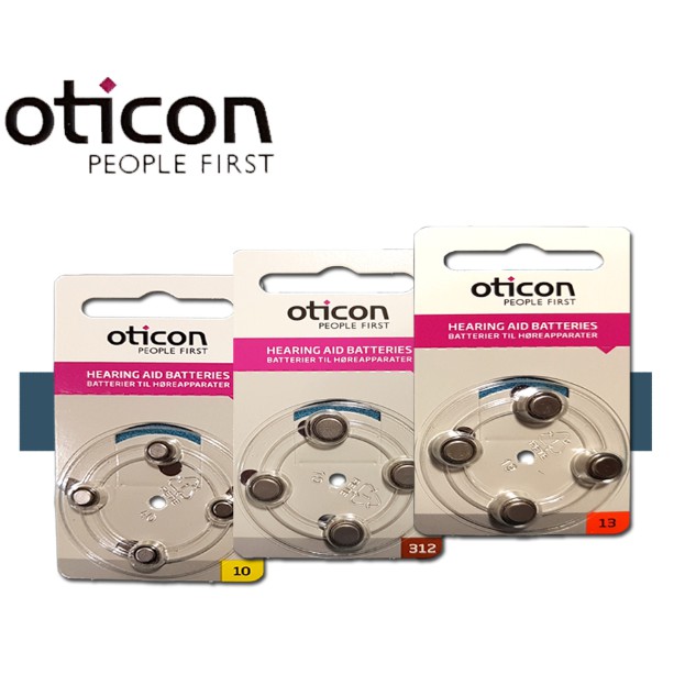 [Oticon] Hearing Aid Replacement UK Original Batteries 40ea [1box