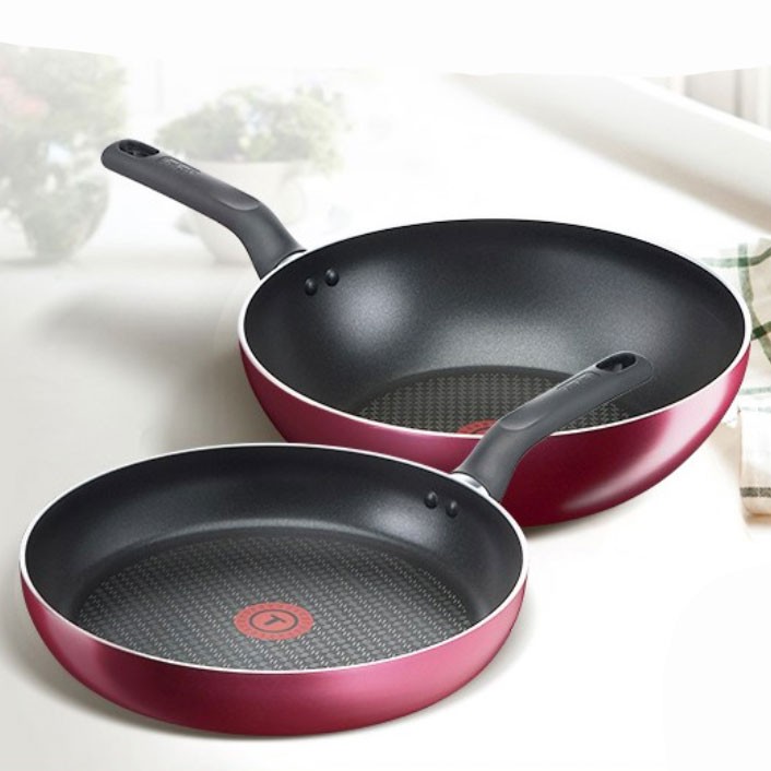 Tefal Pro Style Induction Twin Pack 28cm Frypan And 28cm Wok MYER