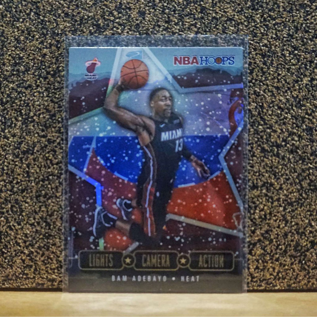 202021 Nba Hoops Bam Adebayo Lights Camera Action Holo Foil 3 Miami
