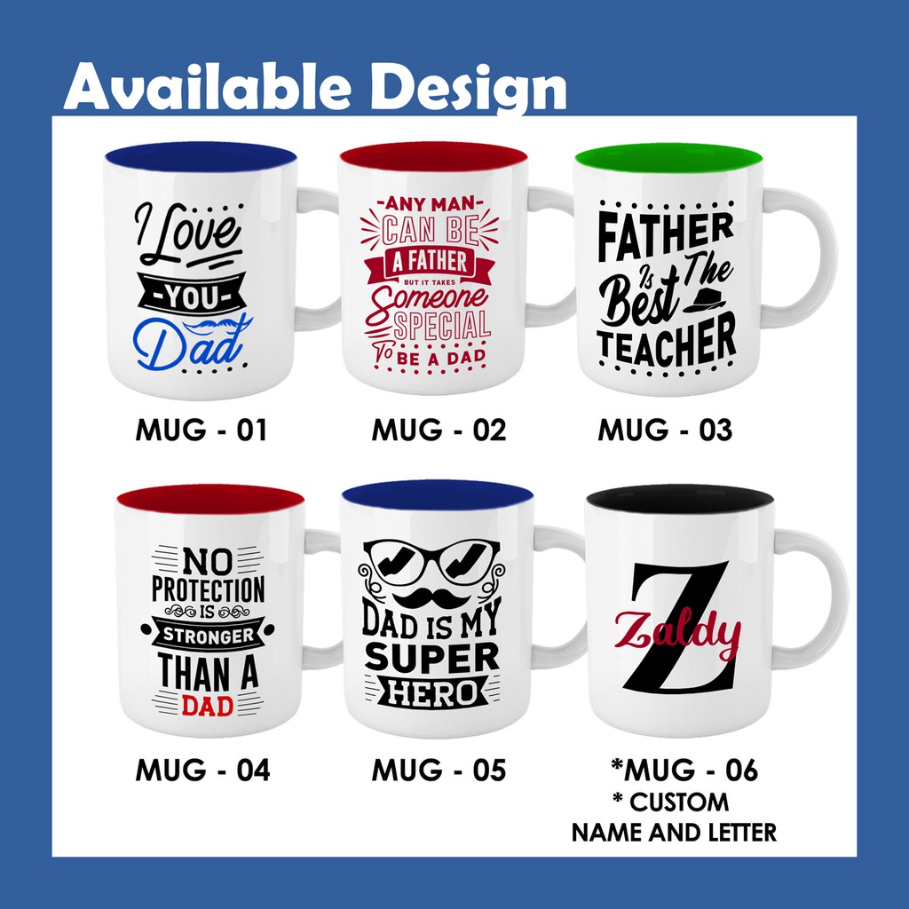 FATHER'S DAY MUG, CUSTOM PRINT, PERSONALIZED Shopee Philippines