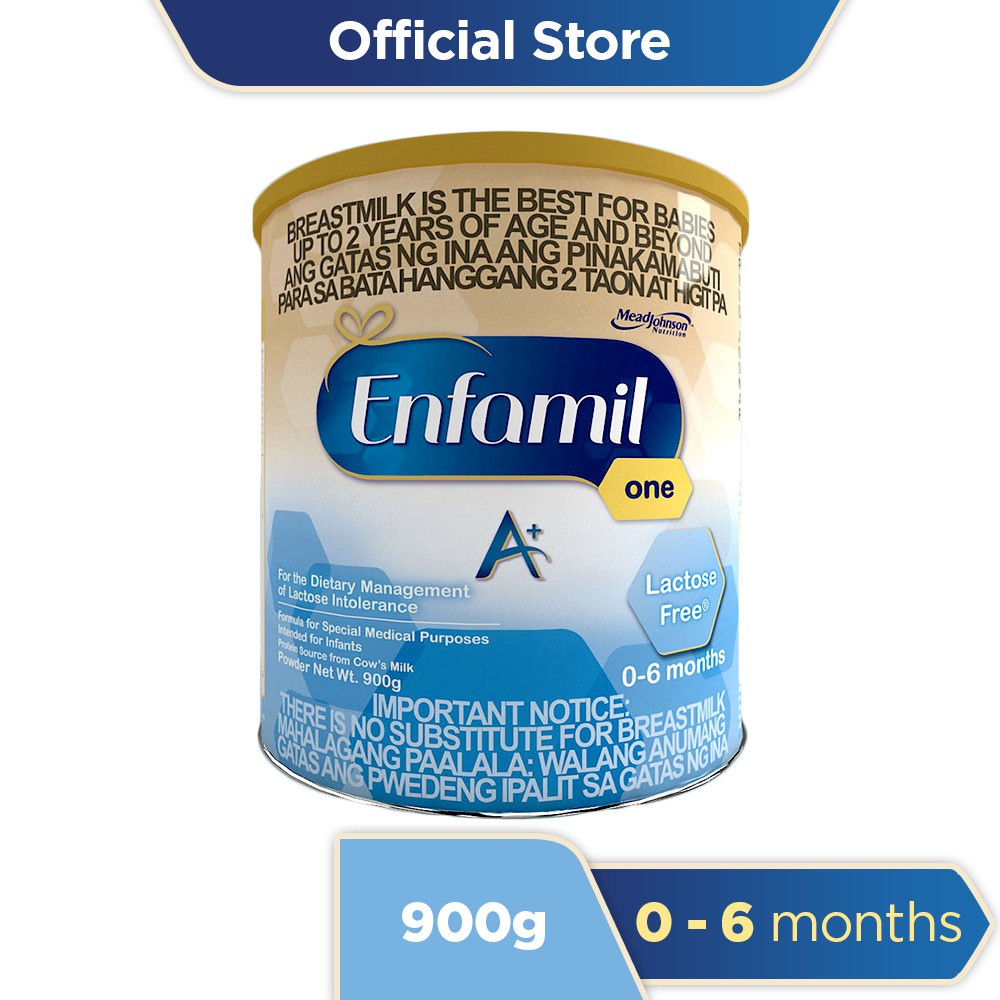 Enfamil A+ One Lactose Free Infant Formula Powder for 06 Months 900g