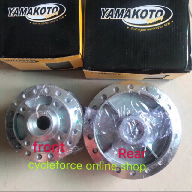 motorcycle hub set xrm110,wave125,xrm rs125 front disc brake,rear drum