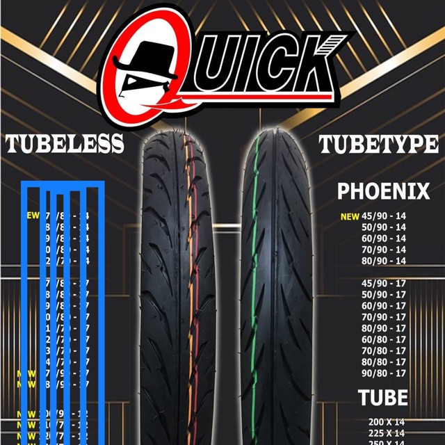 Quick tire tube type made in thailand Shopee Philippines
