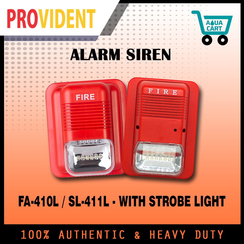 Fire Alarm Siren with Strobe Light Shopee Philippines