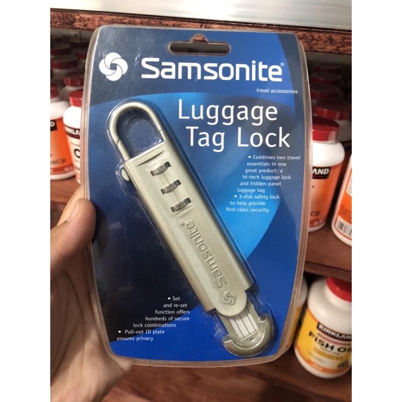 samsonite luggage tag lock Shopee Philippines