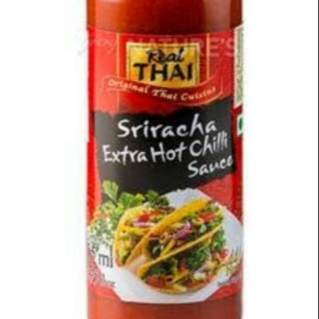 Real Thai Sriracha Extra Hot Chili Sauce 220ml Shopee Philippines