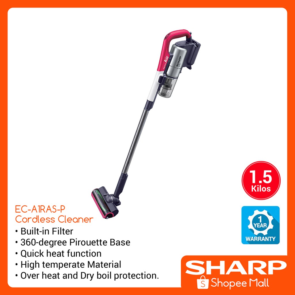 SHARP Cordless Vacuum Cleaner Cyclone Stick type "RACTIVE Air" ECA1RP