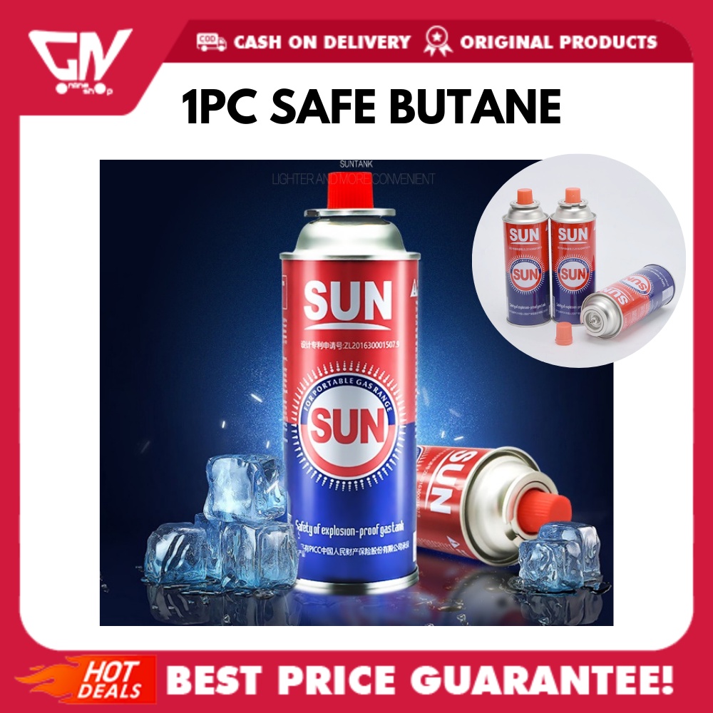 1pc MAXSUN Butane Gas 220g Safe Fuel Gas Canister Cartridge for