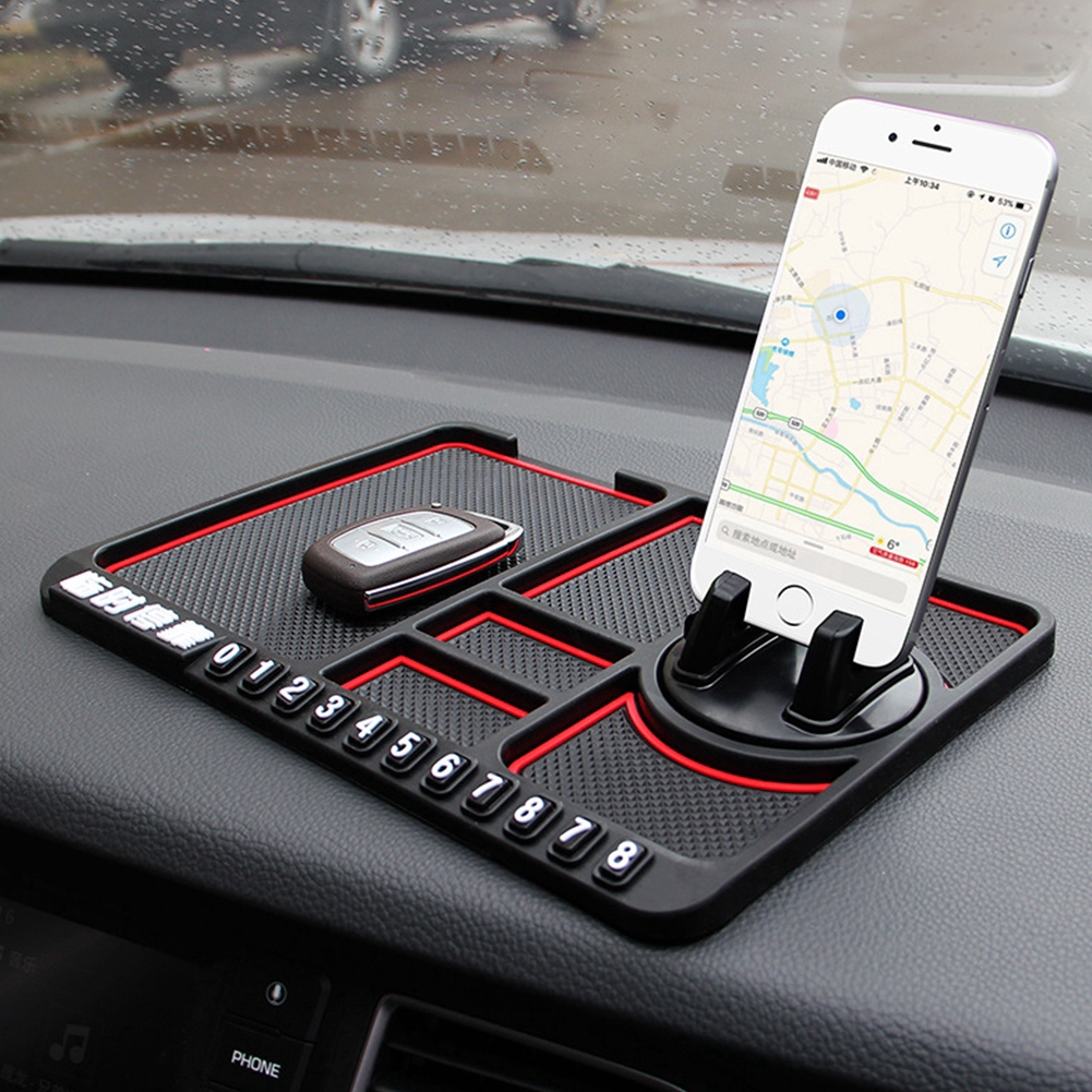 Multifunctional Car AntiSlip Sticky Phone Holder / Large Size Auto