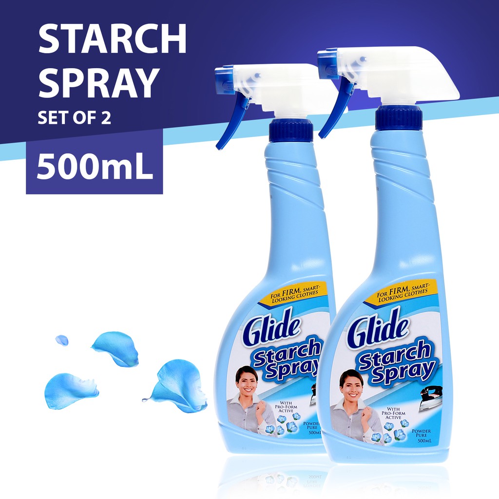 Glide Powder Pure Starch Spray Set of 2 (500 mL) Shopee Philippines