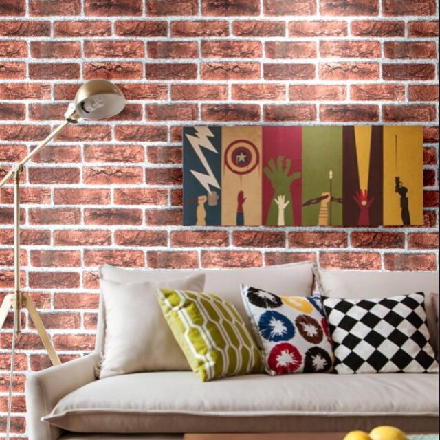Bricks Self Adhesive Waterproof Wallpaper Shopee Philippines