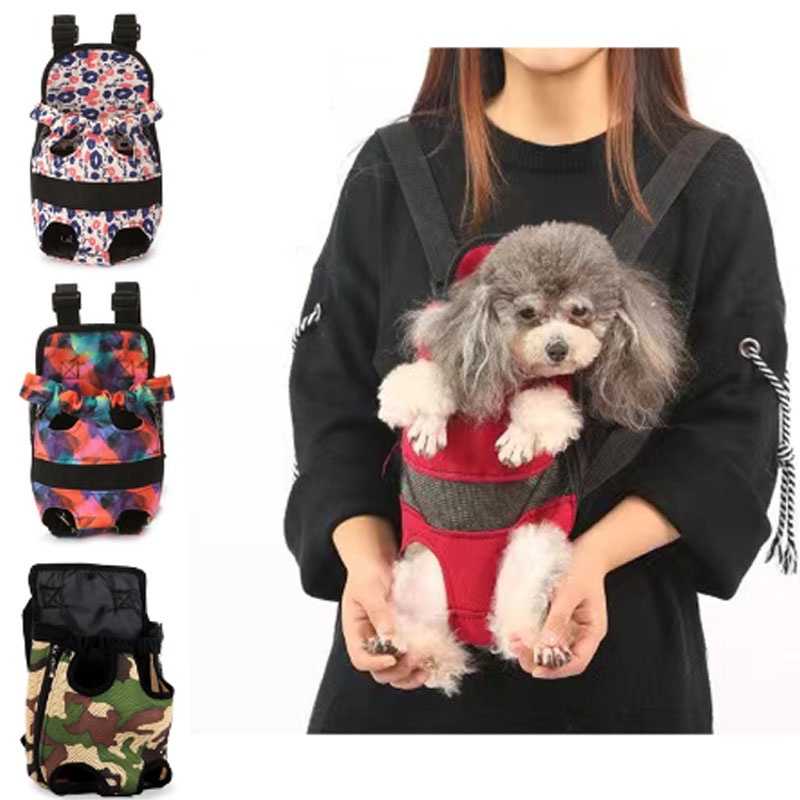Five Holes Pet Chest Bag Pet Carrier Dog Front Chest Backpack Cat Dog