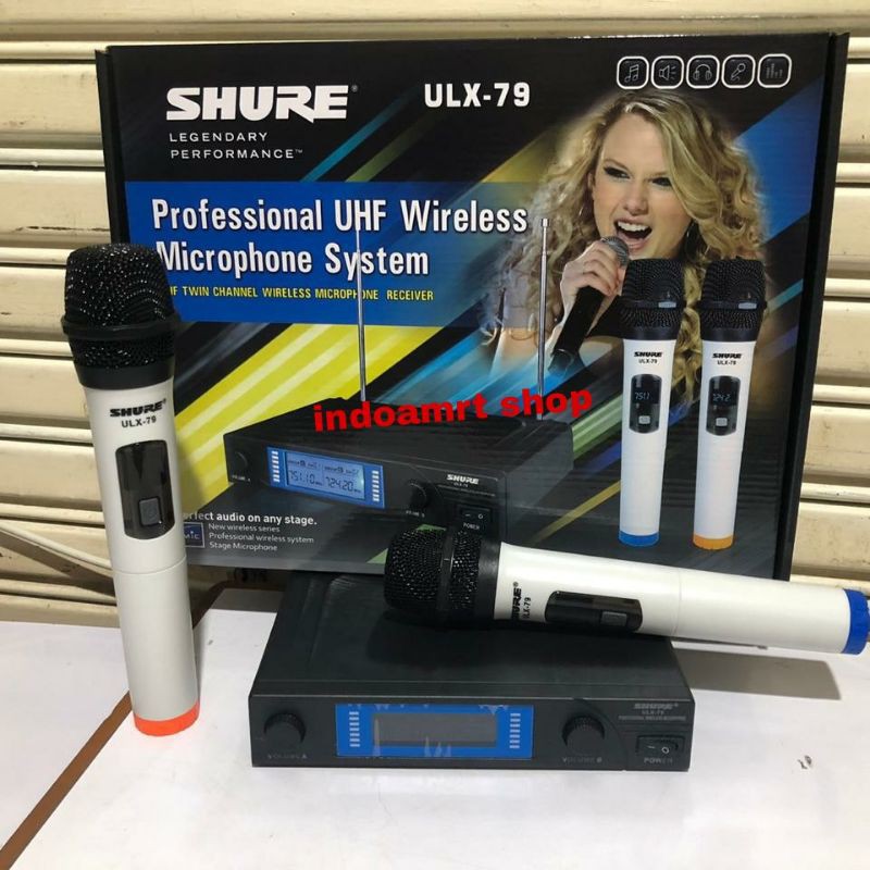 Shure ULX 79 wireless Microphone (Handheld) Shopee Philippines