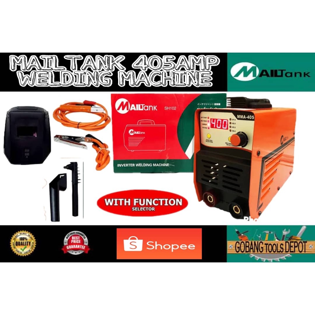 Mailtank SH102 MMA405 Inverter Welding Machine Shopee Philippines