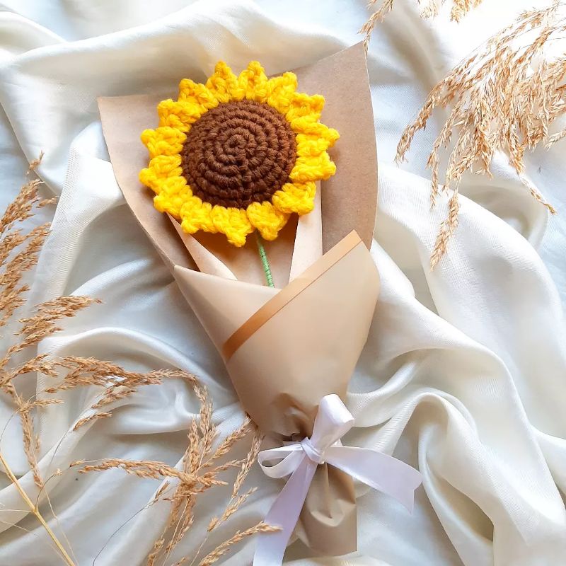 Crocheted Flowers (Bouquet) Shopee Philippines