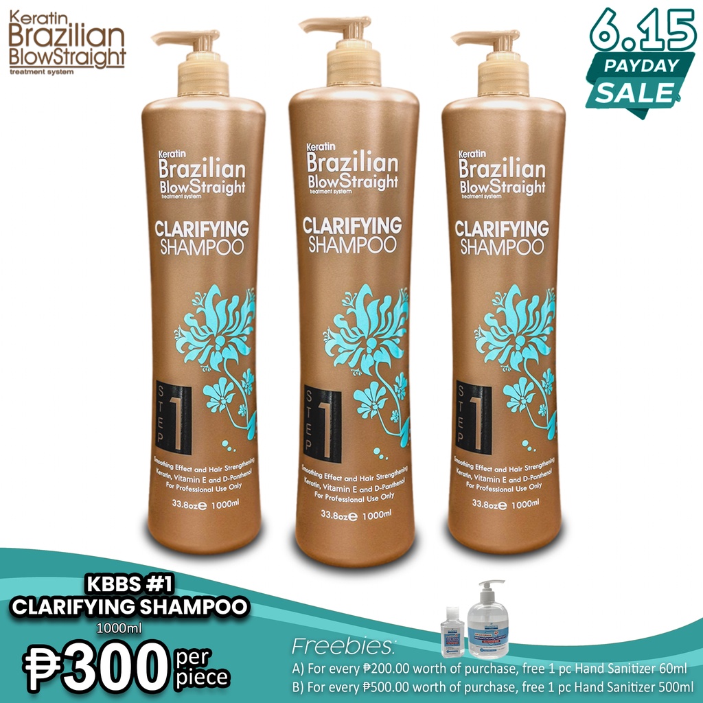 Mondes KBBS No. 1 Clarifying Shampoo 1000ml Keratin Brazilian