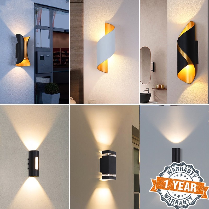 [Spot] Nordic modern outdoor wall lamp LED wall lamp outdoor waterproof home decoration outdoor