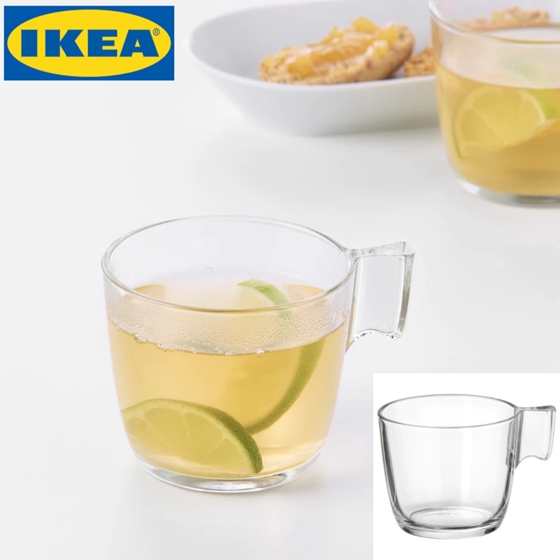 IKEA Minimalist Tempered Glass Cup Shopee Philippines