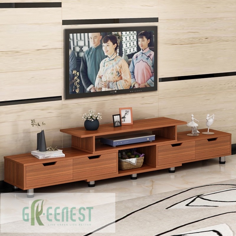 Greenest Modern TV rack furniture TV stand furniture with TV