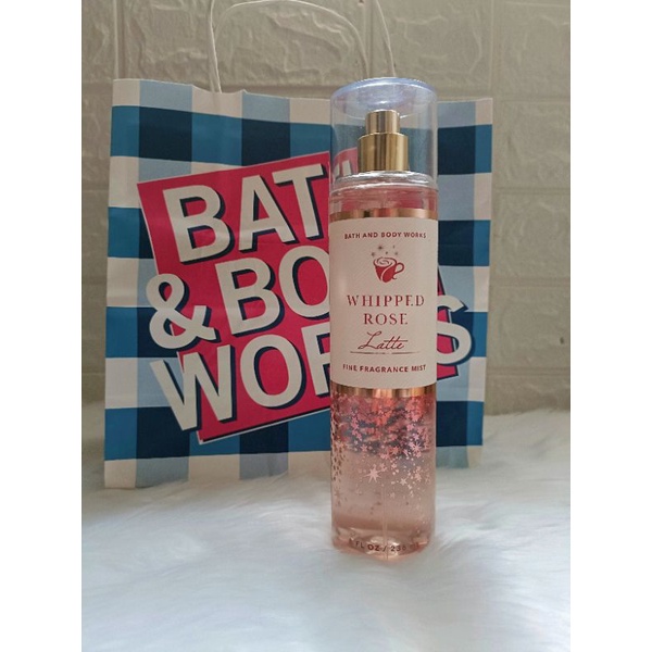Bath & Body Works Whipped Rose Latte Fragrance Mist 236ml Shopee