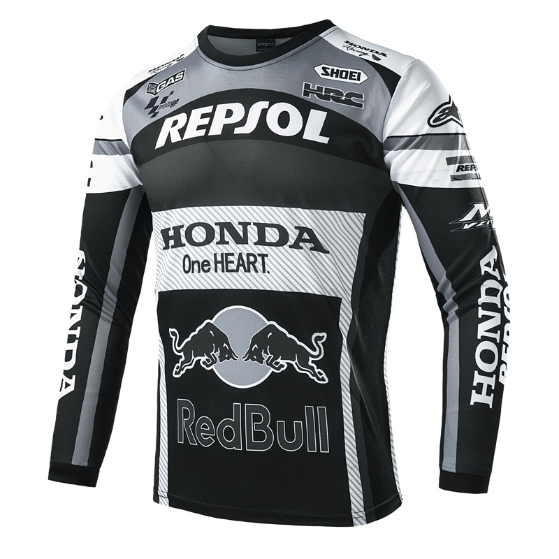 HONDA Motorcycle Jersey shirt Long Sleeve cycling for men Rider sports