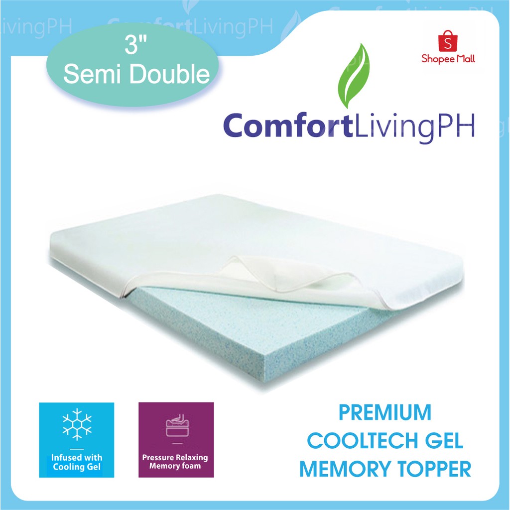 COMFORT LIVING PH Premium Memory Foam Topper CoolTech Gel Semi / Double