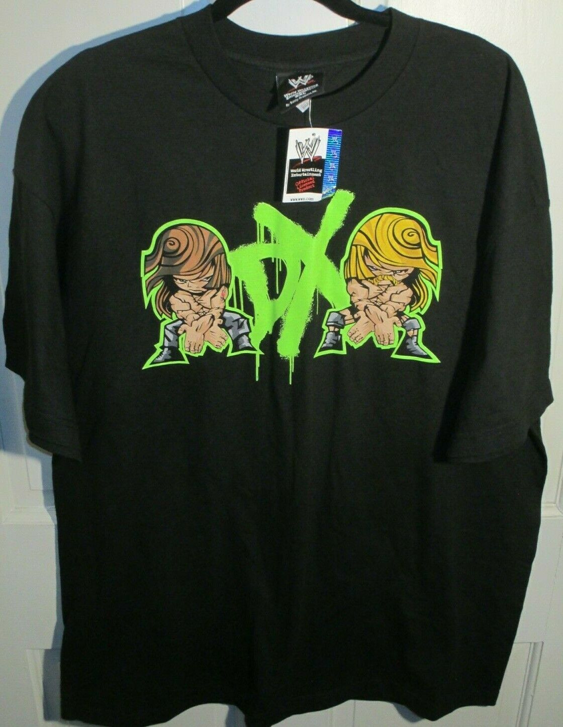 Nwt Wwe D Generation X Cartoon Mooning Graphic Mens Black