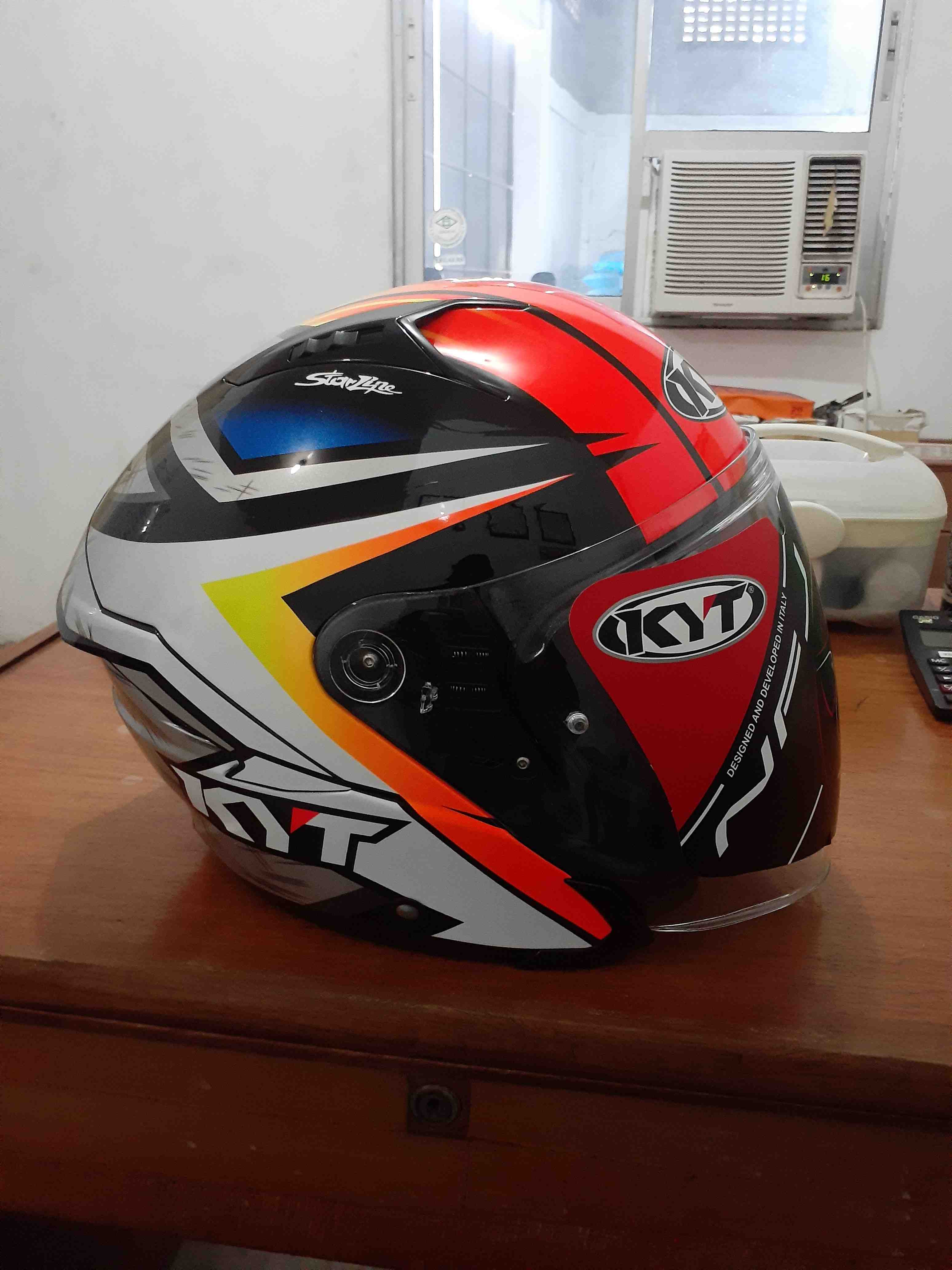 KYT NFJ HALF FACE DUAL VISOR HELMET Shopee Philippines