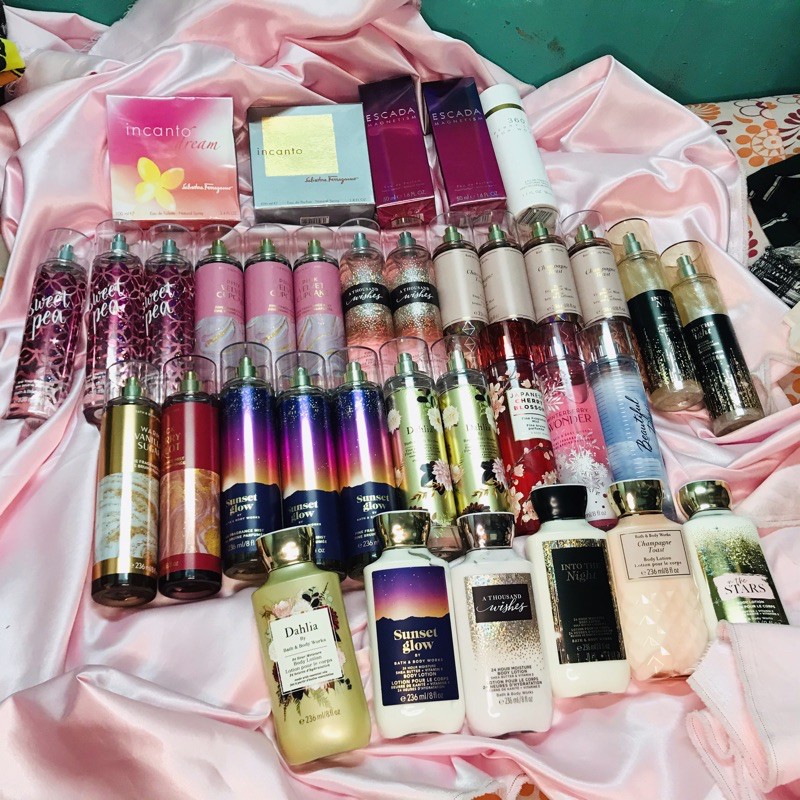 AUTHENTIC BATH AND BODY WORKS MIST CHECK OUT PURPOSE ONLY