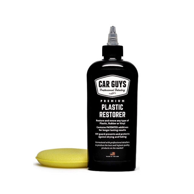 Car Guys Premium Black Plastic Restorer (FREE applicator