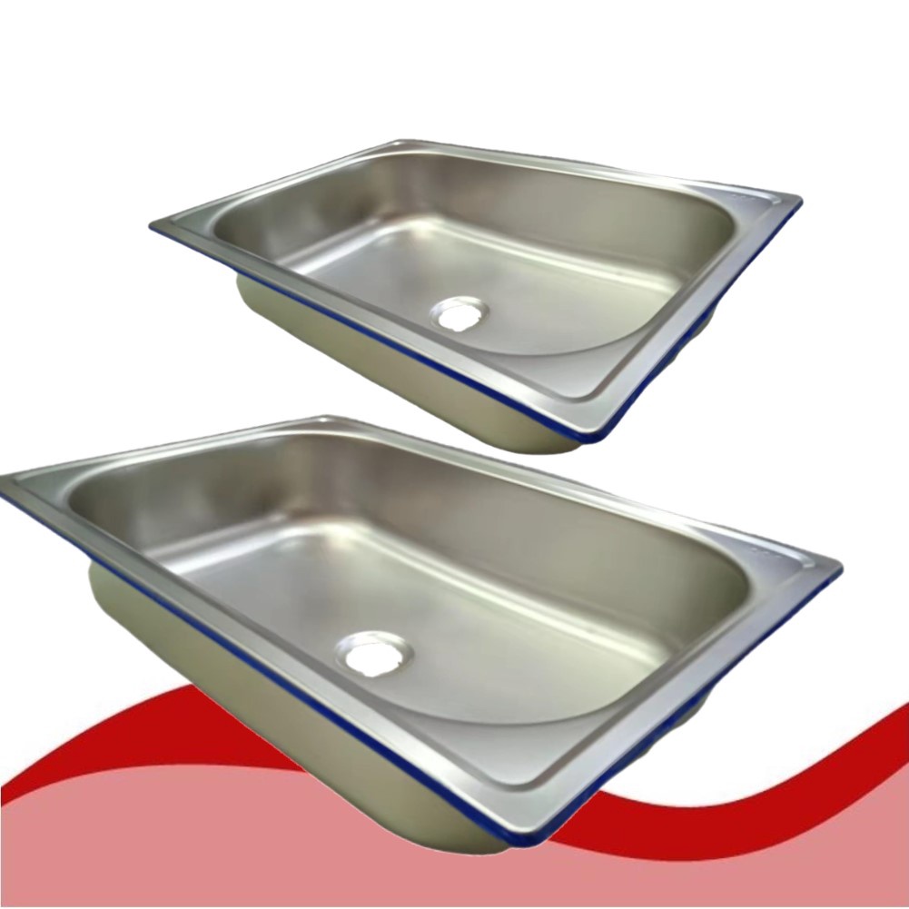 KKK High Quality Product Stainless Steel Kitchen Sink 16x24" & 14x20 Shopee Philippines