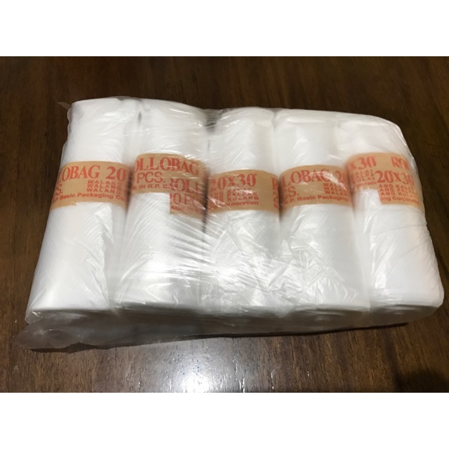 Tear away Roll plastic 20x30 laundry bag 100pcs Shopee Philippines
