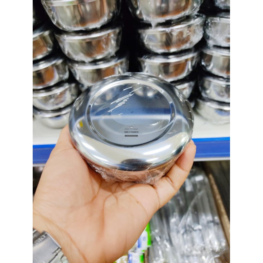 Korean Stainless Steel Rice Bowl with Lid Shopee Philippines