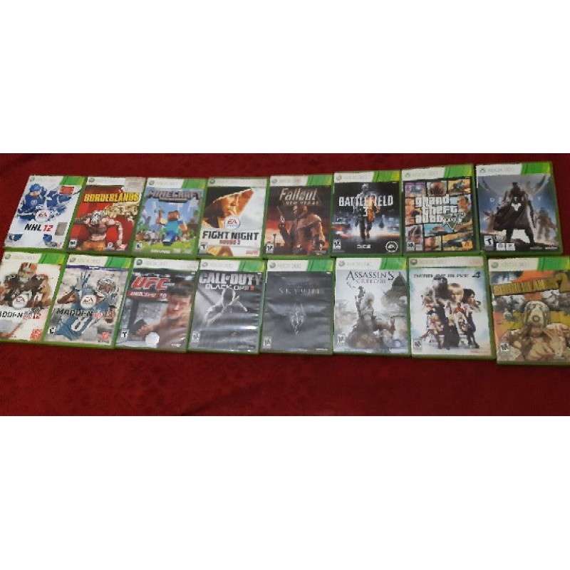 Preowned Microsoft Xbox 360 NTSC Games Shopee Philippines