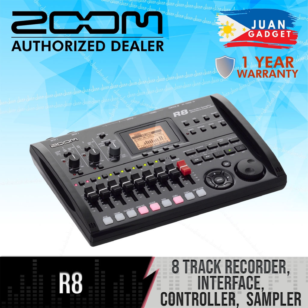 Zoom R8 8Track Digital Recorder/Interface/Controller Shopee Philippines
