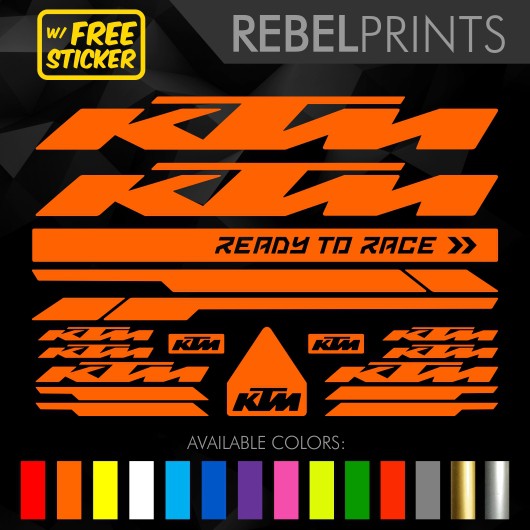 KTM Sticker Decal for Mountain Bike and Road Bike Shopee Philippines