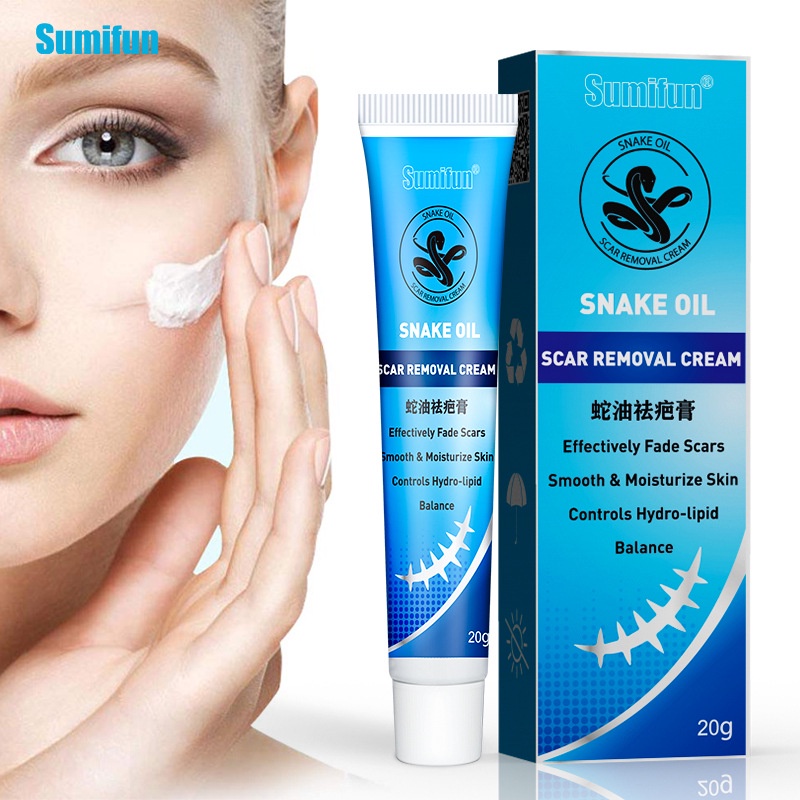 Sumifun Snake Oil Scar Removal Cream,Burn Scars,Surgical Scars