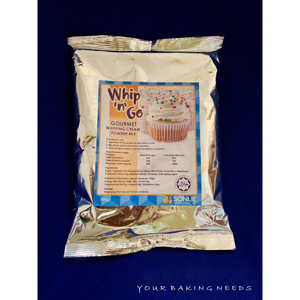 Whip n Go Gourmet Whipping Cream Powder Mix Shopee Philippines