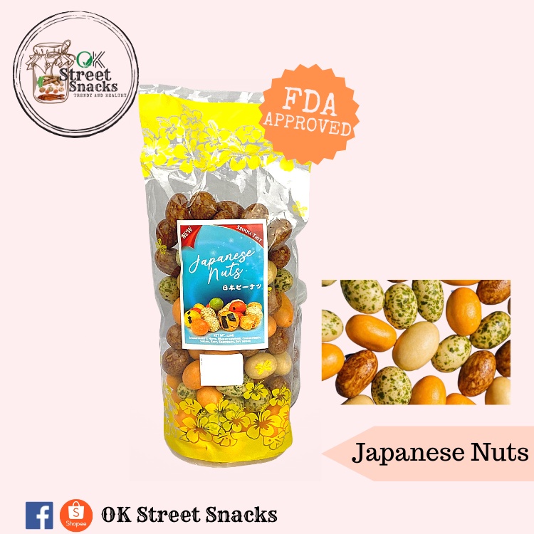 Japanese Nuts [MIXED NUTS WITH SEAWEED] in Pack (Sinkha Thiy) Shopee
