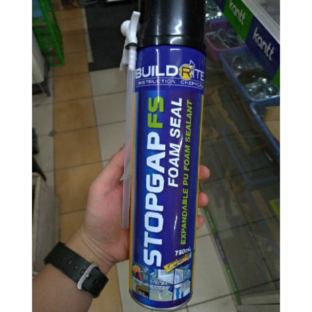 Buildrite Polyurethane Expanding Foam Sealant For Aircon Gaps 750ml