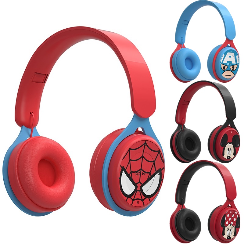 Marvel Wireless Bluetooth Headphones Kids Headsets SpiderMan Headset