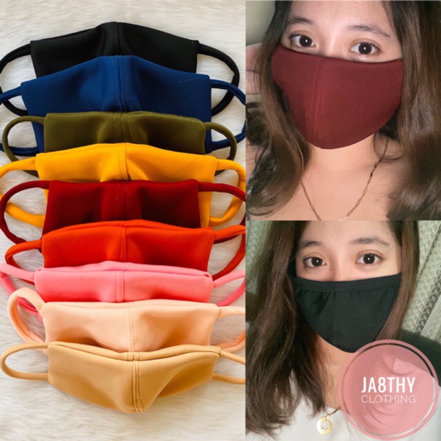 Two Ply Washable Face Mask & Care Masks Shopee Philippines