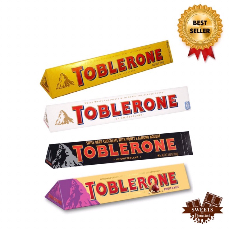 Toblerone 100g (Aug 2021 Expiry) Shopee Philippines