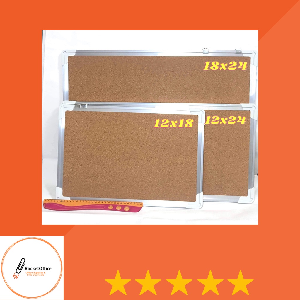CORKBOARD / CORK BOARD NICE HIGH QUALITY Heavy Duty Durable Metal