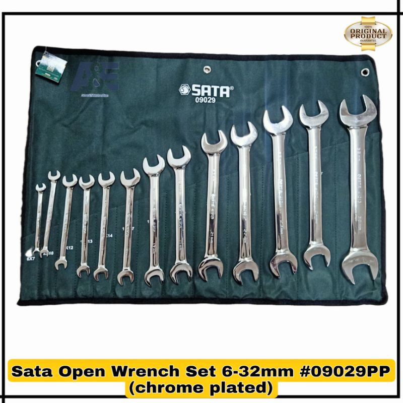 Sata Double Open End Wrench Set 632mm 09029 Shopee Philippines