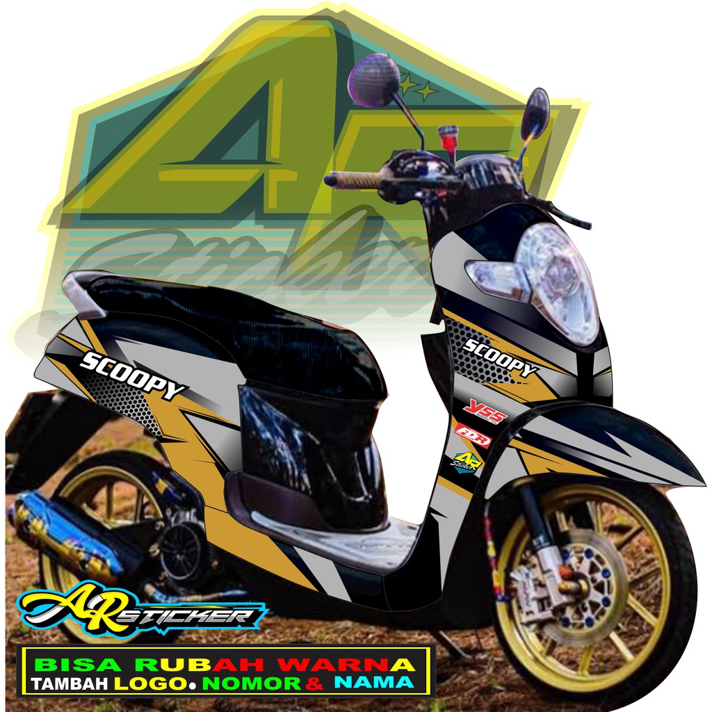 Scoopy Decal Scoopy Full Body Full Block Decal Sticker Decal New Fi