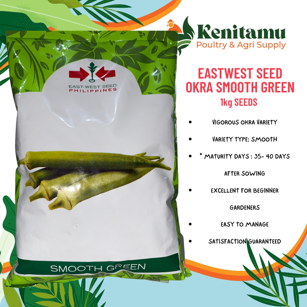 OKRA SMOOTH GREEN 1kg BY EASTWEST SEED Shopee Philippines