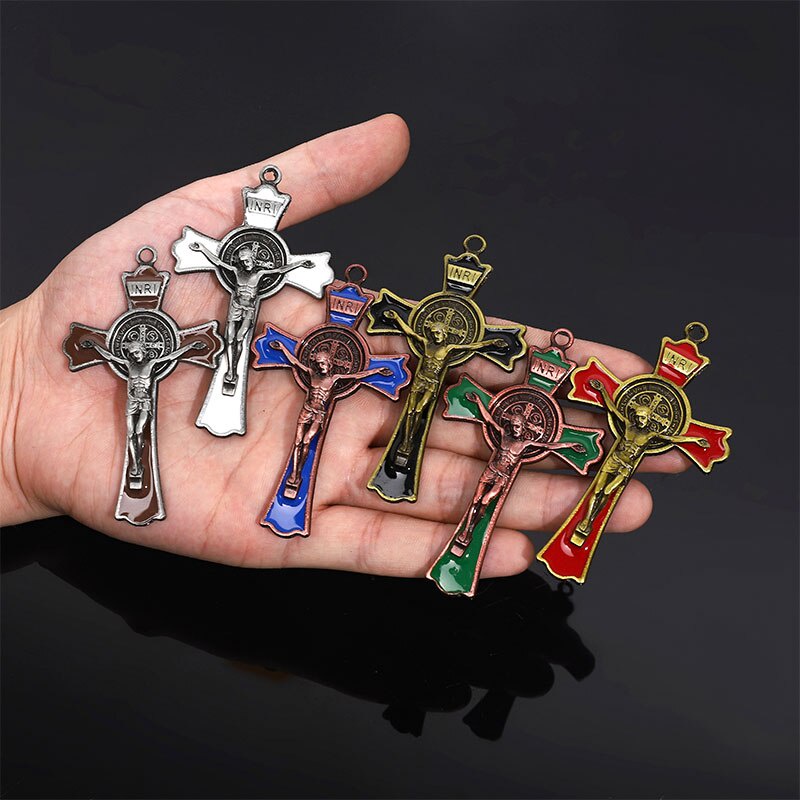 1pcs/New Religious Cross Saint Benedict Cross Accessories Wholesale